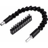 Matkap Ucu - Bükülebilir Oynar Vidalama Bits Uzatma Aparatı 30CM - Komple Set - 1 - 0- Koyu Mavi
