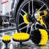 Matkap Ucuna Takılan Temizlik Fırça Seti Banyo Fayans Jant Evye Lavabo Küvet Duşakabin Detay