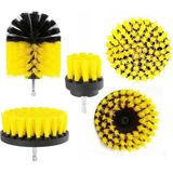 Matkap Uyumlu Araç Oto Banyo Küvet Duşakabin Temizleme Fırçası Seti 3lü