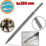Matkap Uyumlu Sds Plus Murç Uç Kırıcı Keski Beton Kaya Taş Maden Delici Hilti Ucu 14 cm 25 cm 250 mm - Gri