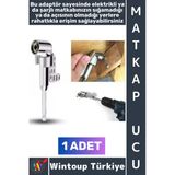 #Matkapucu Profesyonel Dar Zor Alan Köşe Vida Takma Sökme Çıkarma Pratik Elektrikli Şarjlı Matkap Ucu Vidalama Adaptörü