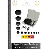 #MatkapUcuTakımı 16 Parça Panç Seti Metal Ahşap Plastik Alüminyum Delme Aparatı Kesme Matkap Ucu Tak