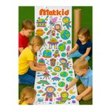 matkid Uzay Temalı Boyama Rulosu 62x200cm Sayılarla Boyama Kağıdı Eğitici Aktivite, Anaokulu , Doğum Günü