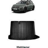 MatMaster Dacia Sandero 2026 Model Bagaj Havuzu Su Geçirmez TPE Malzeme ile Araca Özel Uyum - Siyah