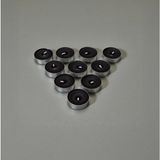 Matmel 10'lu Tealight Mum - Siyah - 3,8 cm - Çok Renkli - 6