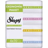 Matmel 5 Adet Sleepy Islak Havlu 4X70'LI Sensitive