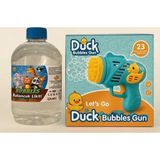 Matmel Duck Çok Delikli Pilli Köpük Atan Baloncuk Çıkaran Tabanca 23 Dilekli+ 500 ml Köpük Likidi