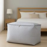 Matmel Home Puantiye Detaylı Büyük Boy Hurç - Gri - 74X46X46 cm