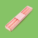 Matmel Kalp 2'li Şamdan Mum - Asorti - 25 cm - Çok Renkli - 6