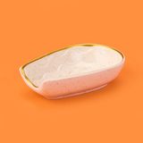Matmel Kitchen Oval Seramik Kaşık Altlığı - Bej - 15 cm - Çok Renkli