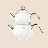 Matmel Kitchen Solena Çaydanlık - Gri - 2 Lt + 1 Lt - Çok Renkli - 5