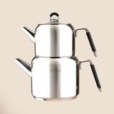 Matmel Kitchen Vetra Çaydanlık - Gri - 2,45 Lt + 1,35 Lt - Çok Renkli