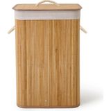 Matmel Living Bambu Örme Çamaşır Sepeti - Bej - 60 Lt - 100 - Çok Renkli