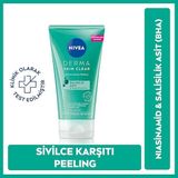 Matmel Nivea Derma Skin Clear 150 ml Sivilce Karşıtı Peeling Krem Normal Ciltler İçin Salisilik Asit ve Niasinamid