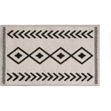 Matmel Soft Antik 2'li Banyo Paspası - Ekru - 60X100 cm + 50X60 cm - Renkli