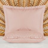 Matmel Soft Basic Oxford Saten 2'li Yastık Kılıfı - Gülkurusu - 50X70 cm - Çok Renkli - Standart