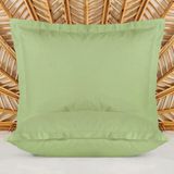 Matmel Soft Basic Oxford Saten 2'li Yastık Kılıfı - Yeşil - 50X70 cm - Çok Renkli - ÇOK RENKLİ