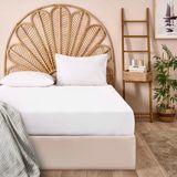 Matmel Soft Basic Tek Kişilik Lastikli Çarşaf - Beyaz - 100X200 cm