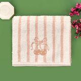 Matmel Soft Bemba Yüz Havlusu - Ekru / Pembe - 50X90 cm - 100 cm - Renkli