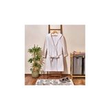 Matmel Soft Kapüşonlu Çizgili Erkek Bornoz - Beyaz / Mavi - L / Xl - 15 Yaş - Çok Renkli