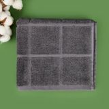 Matmel Soft Kareli Ayak Havlusu - Antrasit - 50X70 cm - Çok Renkli