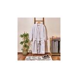 Matmel Soft Kimono Çizgili Erkek Bornoz - Beyaz / Mavi - L / Xl - 15 Yaş - Çok Renkli