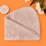 Matmel Soft Pamuk Saç Havlusu - Bej - 55X25 cm - Çok Renkli