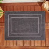 Matmel Soft Premium Ayak Havlusu - Antrasit - 50X70 cm - Çok Renkli - tek ebat