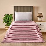 Matmel Soft Roselle Tek Kişilik Battaniye - Pembe - 150X200 cm - Renkli - 100 x 100 cm