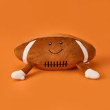 Matmel Soft Rugby Top Figürlü Yastık - Kahverengi - 35X20 cm - 10 x 20 x 40 cm - Çok Renkli