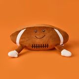 Matmel Soft Rugby Top Figürlü Yastık - Kahverengi - 35X20 cm