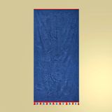 Matmel Soft Seashell Plaj Havlusu - Lacivert - 70X140 cm - Çok Renkli - 5