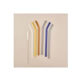 MATMEL Straw Color 6'lı Cam Pipet Fırça Seti - Renkli