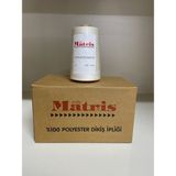 Matris 120 No Polyester Dikiş Ipliği Krem 1 Kutu