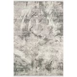 Matris Mı001g Gri Halı Modern Pamuk Taban Akrilik Tozuaz Salon Yatak Odası Koridor Halısı 300 X 400 Grı
