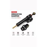 Matris Premium Direksiyon Damperi Ayarlanabilir Sertlik Karbon Kaplama Elektrikli Scooter Direksiyon Sabitleyici