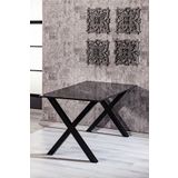 Matrix Maxima Bendir Mermer Desen 85x130 Mutfak Masası