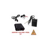 Matrixline Tattoo Dövme Makinesi Adaptör + Clıp Cord + Pedal Set - Çift Jaklı - Us