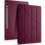 Matrixzn Newface Samsung Galaxy X510 Tab S9 Fe 11 Kılıf Kalemlikli Mars Tablet Kılıfı - Mor