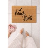 MatsUp Koko Kapı Önü Beach Home Martı Baskılı Paspas