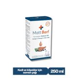 matt Barf Norveç Somon Yağı 250 ML Tüy Dökülmesini Azaltmaya Yardımcı Kedi ve Köpekler İçin