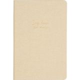 Matt Notebook 14x20 cm Sert Kapak Çizgili Bej Defter