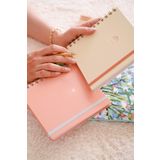 Matt Notebook 15x15 Cm Kare 2'li Set Spiralli Çizgili Tarihsiz Not Defteri Gökkuşağı