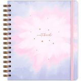 Matt Notebook 19X21 cm Kare Lastikli Spiralli Sert Kapak Not Defteri Kareli