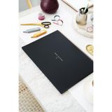 Matt Notebook 2026-2027 16 Aylık Akademik Masaüstü Planlayıcı Takvim 25x35 cm - Siyah