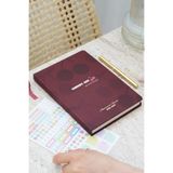 Matt Notebook 2026-2027 A5 Akademik Ajanda 15x21 cm - 17 Aylık Kiraz