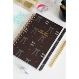 Matt Notebook 2026-2027 A5 Akademik Ajanda Spiralli 15x21 cm - 16 Aylık - Motivasyon Sayfalı Fiyonk