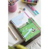Matt Notebook 2026-2027 A5 Akademik Ajanda Spiralli 15x21 cm - 16 Aylık - Motivasyon Sayfalı Manzara