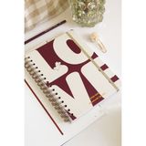 Matt Notebook 2026-2027 A5 Akademik Ajanda Spiralli 15X21 cm - 17 Aylık - Bordo