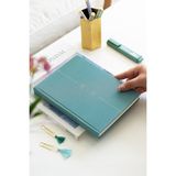 Matt Notebook 2026-2027 A5 Keten Akademik Ajanda 15X21 cm - 17 Aylık Turkuaz